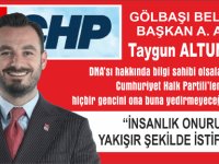 CHP GÖLBAŞI İLÇE YÖNETİMİNİ TOPA TUTTU