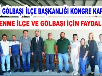 AK PARTİ GÖLBAŞI İLÇE BAŞKANLIĞI KONGRE KARARI ALDI