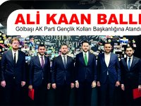 Ali Kaan Ballı, Gölbaşı AK Parti Gençlik Kolları Başkanlığına Atandı