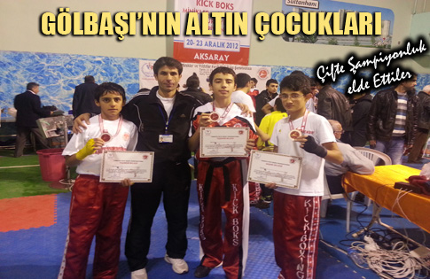 Gölbaşı’nın altın çocukları