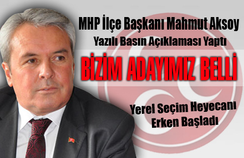 MHP Gölbaşı İlçe Başkanı Aksoy’un basın açıklaması