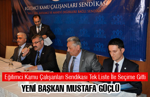 Yeni Başkan LMustafa Güçlü