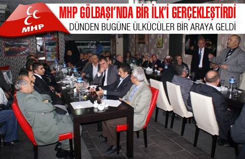 MHP GÖLBAŞINDA BİR İLKİ GERÇEKLEŞTİRDİ