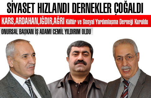 SİYASET HIZLANDI DERNEKLER ÇOĞALDI