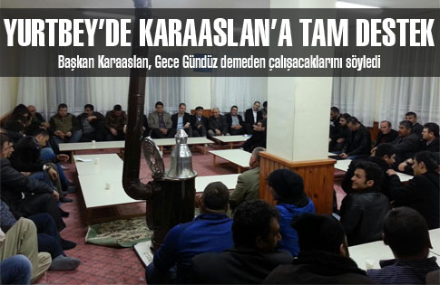 YURTBEYden KARAASLANa TAM DESTEK