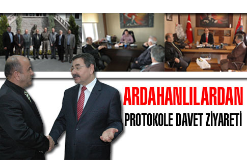 Ardahanlı’lardan Protokole davet ziyareti