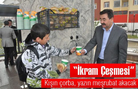 Kışın çorba, yazın meşrubat akacak