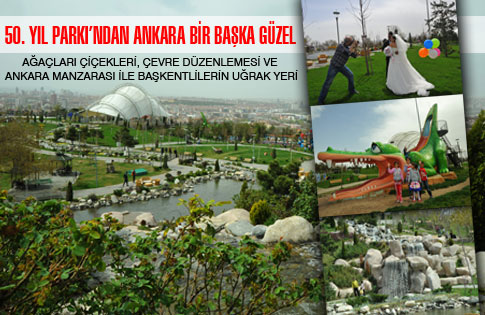 50. Yıl Parkı’ndan Ankara bir başka güzel.