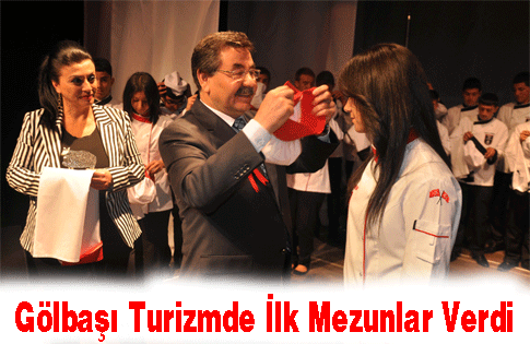 Gölbaşında turizme ilk mezunlar