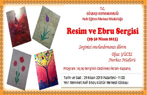 Resim ve EBru Sergisi