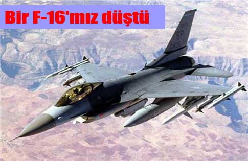 Genelkurmaydan açıklama: Bir F-16mız düştü