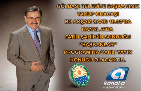 Başkan Odabaşı Kanal Ada BAŞKANLAR programında