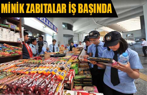 MİNİK ZABITALAR İŞ BAŞINDA