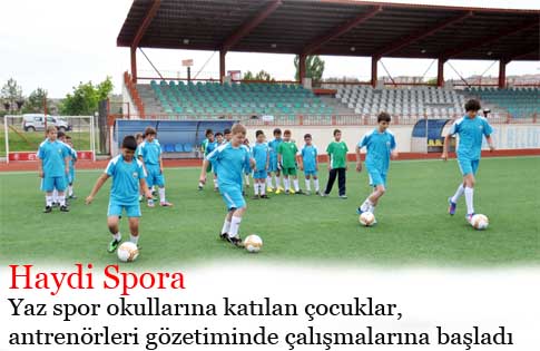 Şimdi spor zamanı