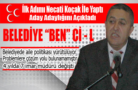 Necati Koçak Aday Adaylığını Açıkladı