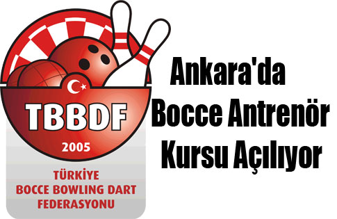 Ankarada Bocce Antrenör Kursu Açılıyor