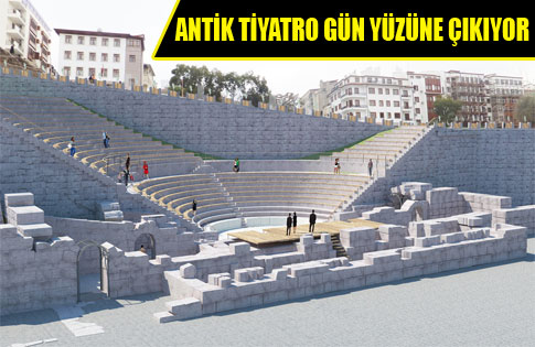 ANTİK TİYATRO GÜN YÜZÜNE ÇIKIYOR