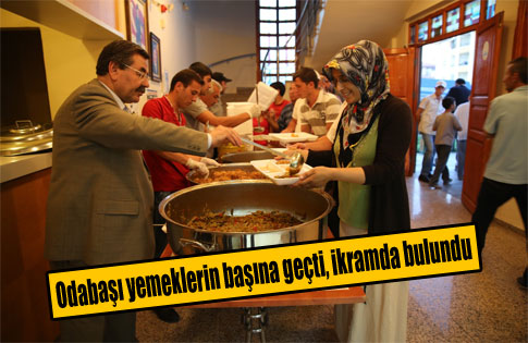 Başkan’dan bol  kepçe iftarlık...