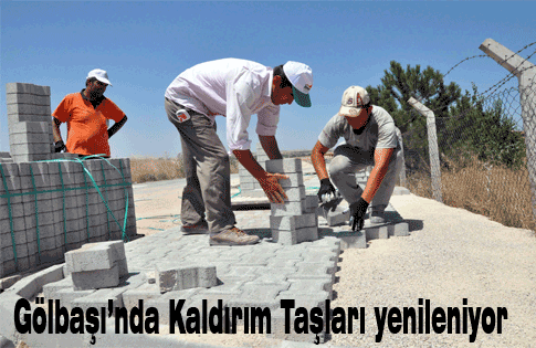 Kaldırım Taşları yenileniyor