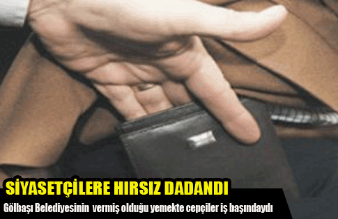 Siyasetçilere Hırsız Dadandı