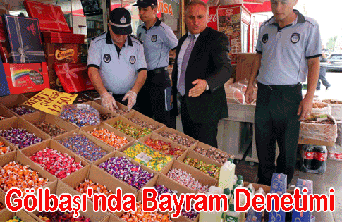 Gölbaşında bayram denetimi