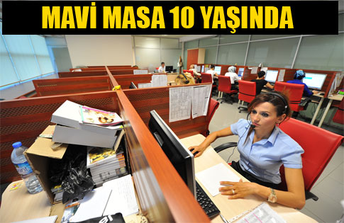 MAVİ MASA 10 YAŞINDA