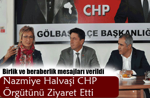 Gölbaşı CHP Örgütü Datçadan Gelen Konuğunu Ağırladı