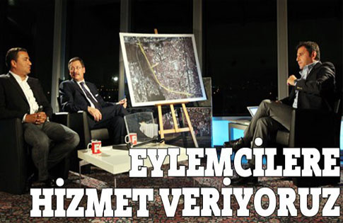 Eylemcilere hizmet veriyoruz