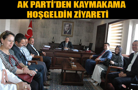 KAYMAKAMA AK PARTİDEN ZİYARET