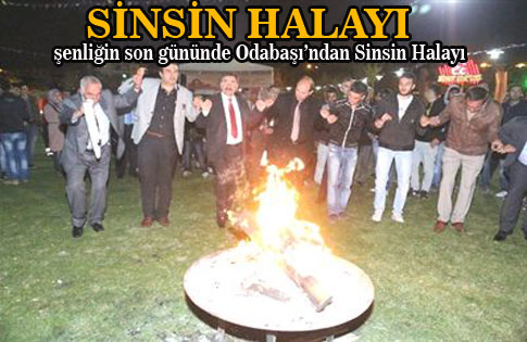 Başkan Odabaşı, Şenliği Sinsin Oynayarak Kapattı