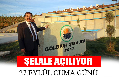 Gölbaşı Şelalesi açılıyor