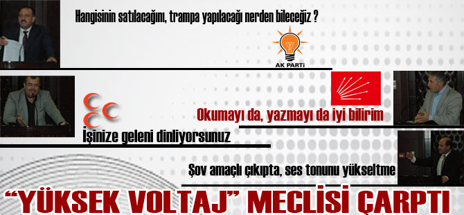 Meclis'te Yüksek Gerilim !