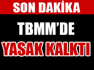 TBMM'de Pantolon Yasağı Kalktı