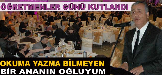 ÖĞRETMENLER GÜNÜ KUTLANDI