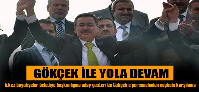 Melih Gökçek'e havai fişekli, mehteranlı, halaylı karşılama