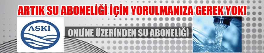 ONLİNE ÜZERİNDEN SU ABONELİĞİ