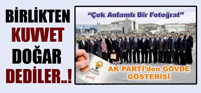 BİRLİKTEN KUVVET DOĞAR