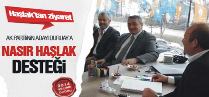 HAŞLAK AK PARTİ SKM'Yİ ZİYARET ETTİ