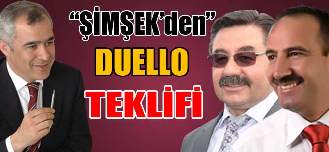 Ercan Şimşek rakiplerini düelloya çağırdı