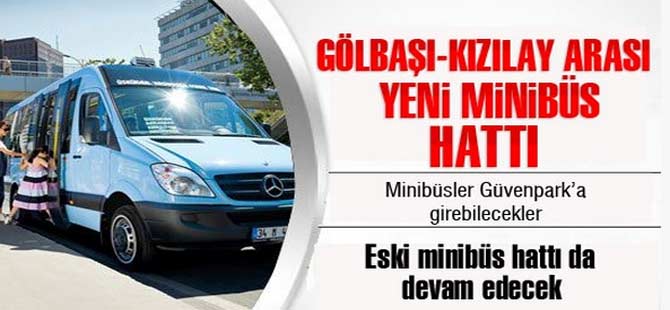 KIZILAY'A DİREK DOLMUŞ HATTI GELDİ