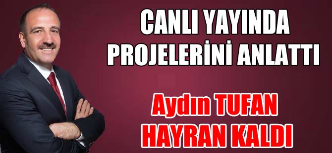 CANLI YAYINDA PROJELERİNİ ANLATTI