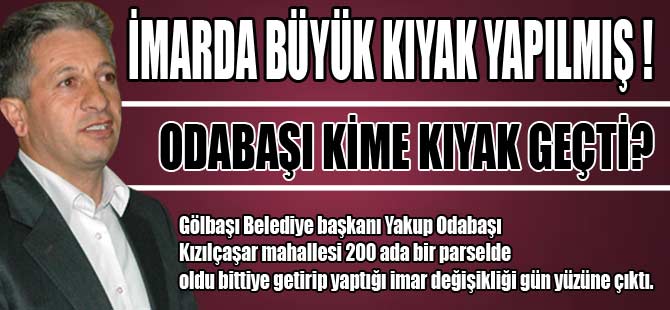 İMARDA BÜYÜK KIYAK