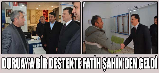 BİR DESTEKTE FATİH ŞAHİN'DEN GELDİ