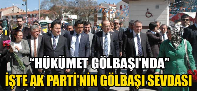 GÖLBAŞI İÇİN TEK YÜREK OLDULAR