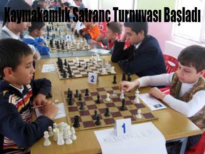 Kaymakamlık Satranç Turnuvası  aşladı