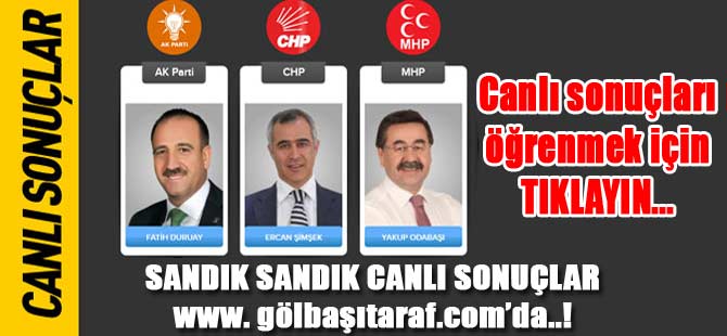 İŞTE SEÇİM SONUÇLARI..!