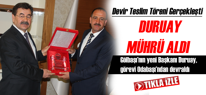 DEVİR TESLİM GERÇEKLEŞTİ