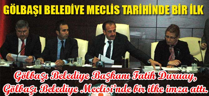 MECLİSTE BİR İLK YAŞANDI