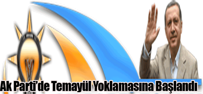 Ak Parti'de Temayül Yoklaması Yapılıyor..