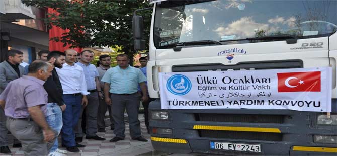 Ülkü Ocakları'nın Türkmeneli İçin Topladığı Yardımlar Yola Çıktı